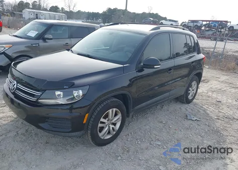 2016 Volkswagen Tiguan S из США, поврежденный, VIN WVGAV7AX1GW597947